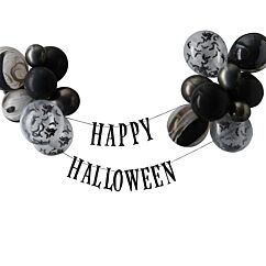 Happy Halloween - Girlang och ballonger