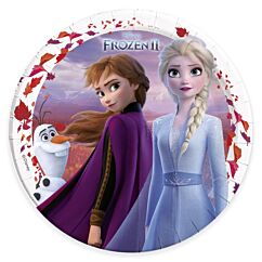 Frozen 2 isot paperilautaset, 8 kpl.