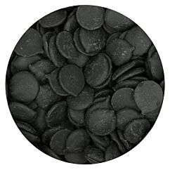 Fun Cakes Deco Melts Black - Mustat sulatettavat napit, 250g.