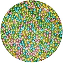 FunCakes Sugar Pearls Medium Metallic Harlequin - Moniväriset metallic sokerihelmet, 80g