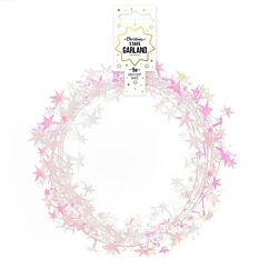 Girlang - Iridescent stjärnor, 5m