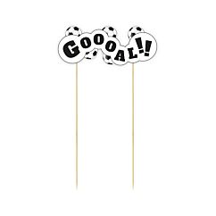 Tårtdekoration, Mål, Fotboll, 15cm