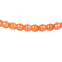 Halloween oranssinvärinen kurpitsa koristeviiri.