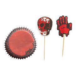 Cupcake set - Scary Halloween, 20-pack