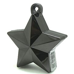 Musta ilmapallopaino jonka paino on noin 135 g.