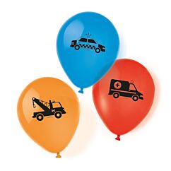 Autoaiheiset ilmapallot, 6 kpl.