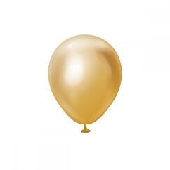 Ballonger - Gold Chrome, 13cm, 25-pack