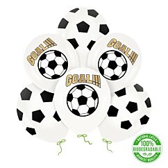 Ballonger - Fotbollstema, 6-pack