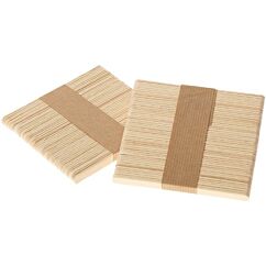 Puiset mini-jäätelötikut, 100 kpl. Pituus 7,2 cm.