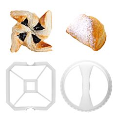 Utstickare - Julstjärnor, plast, 2-pack