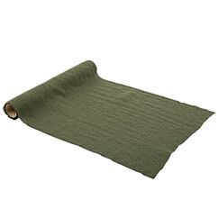 Bordslöpare Jacquard - Khaki, 28x500cm