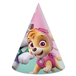 Partyhattar - Paw Patrol Skye & Everest, 6-pack