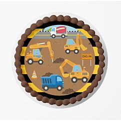 Kakkukuva - Työkoneet työmaa