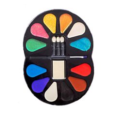 Ansiktsfärg Palett - Glitter/matt