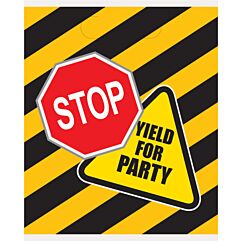 Työmaa-aiheiset kaverilahjapussit, 8 kpl.