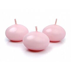 Hennon vaaleanpunaiset kelluvat kynttilät, 50 kpl.