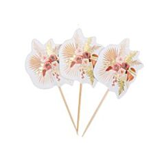 Dekorationspinnar - Pampas Blush, 12-pack