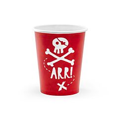 Pappmuggar - Pirates, 6-pack