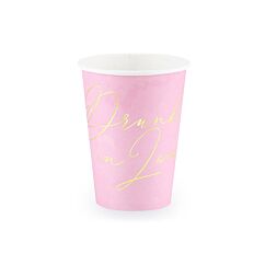 Pappersmuggar - Drunk in Love, Rosa, 6-pack