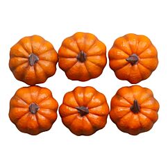 Dekorationspumpor - Orange, 6-pack