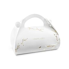 Presentaskar - Thank You, Guldlöv, 10-pack