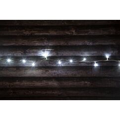 Ljusslinga 240LED kallvit IP44 - transparent, 24m