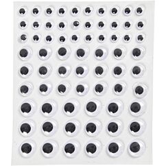 Rullögon, Självhäftande, 69-pack