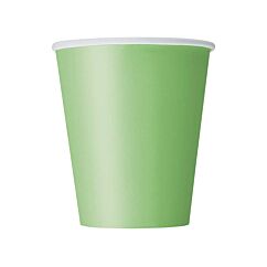 Pappmuggar - Lime grön, 14-pack