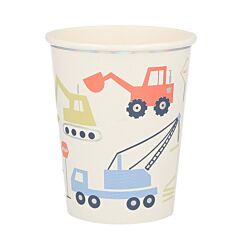 Meri Merin eco pahvimukit työkoneilla, 8 kpl.