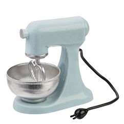 Miniatyr - Köksmaskin 3cm, ljusblå