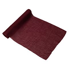 Bordslöpare, Muslintyg - Vinröd, 28x500cm