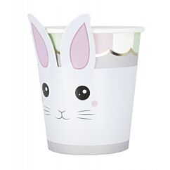 Muggdekorationer med kanintema. 8 st.