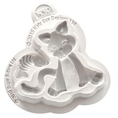 Silikonform, Katt och fisk