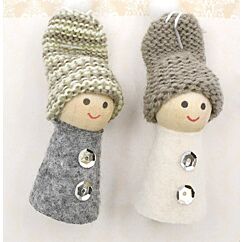 Miniatyr - Tomtar, 2-pack