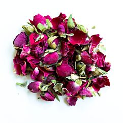 Ätbara rosenknoppar - Rödlila, 10g