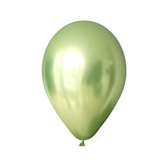 Olivgröna Chrome ballonger - 30cm, 7-pack