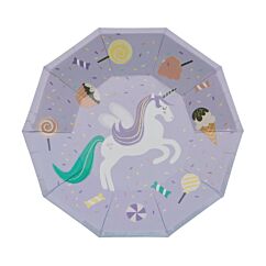 Pahvilautaset - Yksisarvinen ja herkut, 8kpl