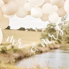 Akrylbanner - Mr & Mrs, 2M