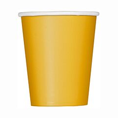 Pappmuggar - Varmgula, 14-pack