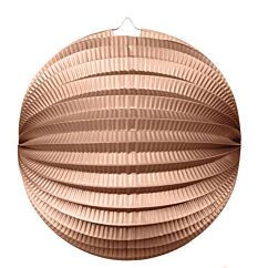 Papperslykta - Roséguld Metallic,  Ø25cm