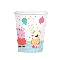 Peppa Pig pahvimukit, 8 kpl.
