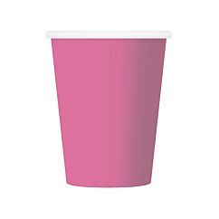 Pappmuggar - Mörkrosa, 6-pack