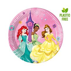 Papptallrikar - Disney Prinsessor, 19cm, 8-pack