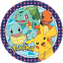 Papptallrikar - Pokemon, 23cm, 8-pack