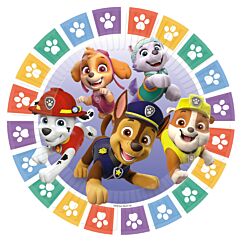 Papptallrikar - Paw Patrol, Pastell, 23cm, 8-pack