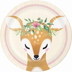 Bambi Kauris Pahvilautaset, Deer Little One, 17cm, 8kpl