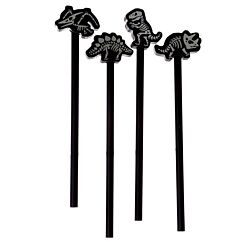 Dinosaurie blyertspenna med sudd - Glow in dark, 1 st