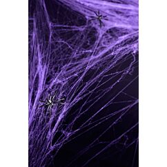 Violetinvärinen hämähäkinverkko, 60g. Halloween.