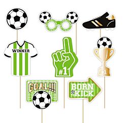 Photobooth - Fotbollstema, 9 delar