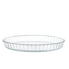 Pajform - Rund med rynkad kant, Glas, 28cm